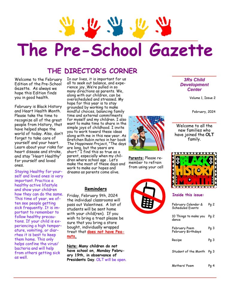 February Gazette 2024