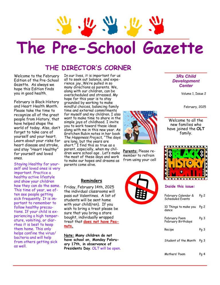 OLT February Gazette 2025